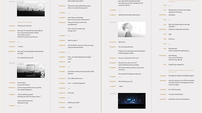 OPUS: Echo of Starsong Official Game Script -Vol.2-