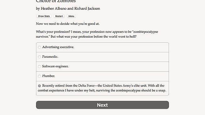 Choice of Zombies - Delta Force Operator