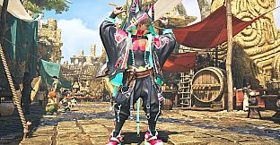 Monster Hunter Wilds - Zestaw pancerza warstwowego łowcy: cybermiauk