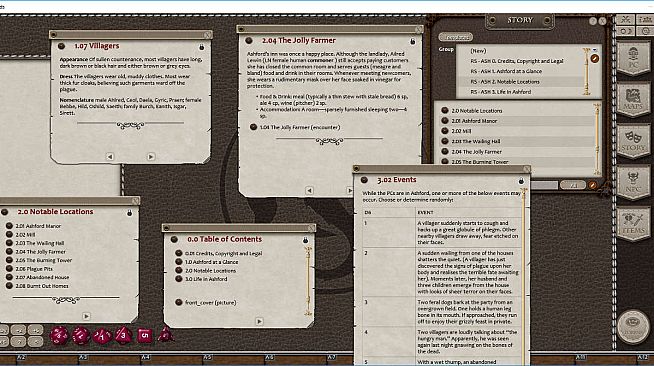 Fantasy Grounds - Village Backdrop: Ashford (5E)