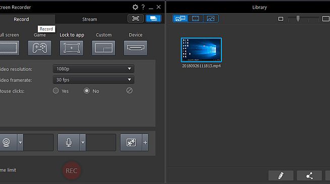Cyberlink Screen Recorder 4  - Record your games, RPG, car game, shooting gameplay - Game Recording and Streaming Software