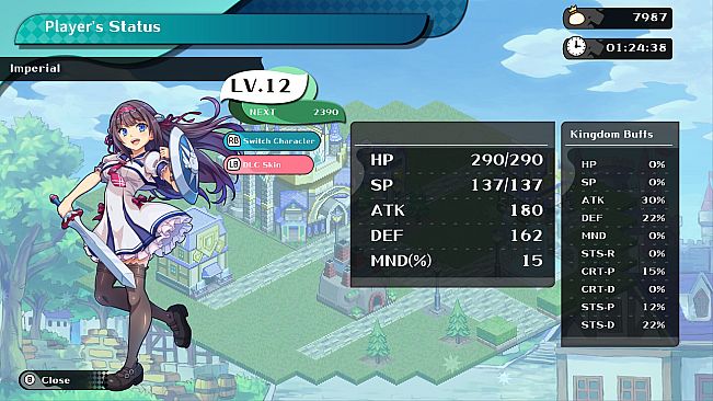 Kingdom's Return - "Gal*Gun: Double Peace" Crossover Character Skin