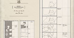 Concept Design of  anime - The Princess, the Stray Cat, and Matters of the Heart