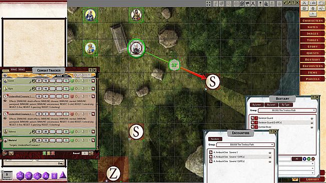 Fantasy Grounds - Pathfinder 2 RPG - Pathfinder Bounty #8: The Tireless Path