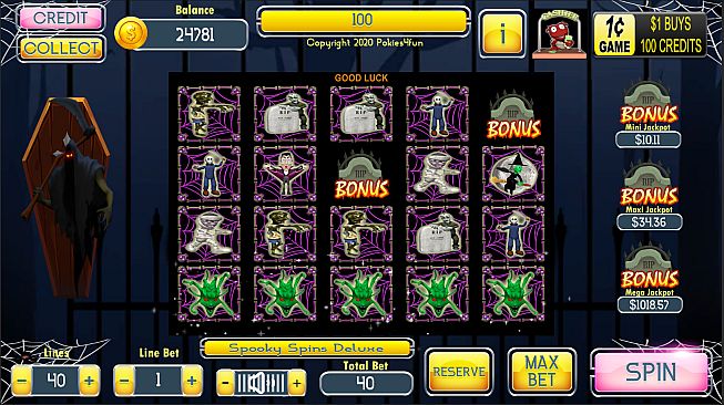 Spooky Spins Deluxe Steam Edition