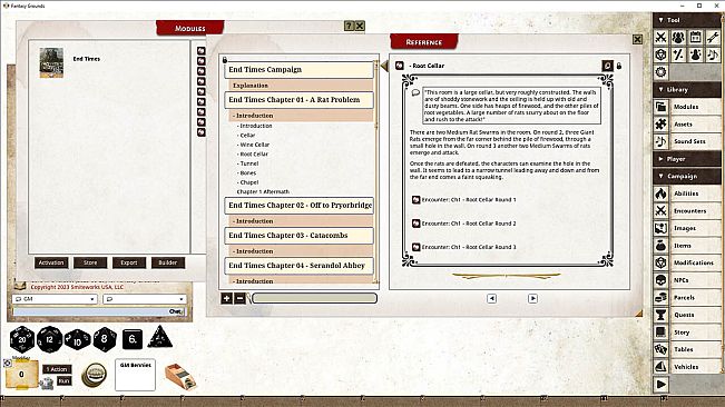 Fantasy Grounds - End Times Campaign