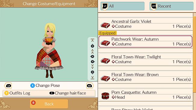 Autumn Colors Set - WorldNeverland - Daily Life in the Elnea Kingdom - Another Life Adventure