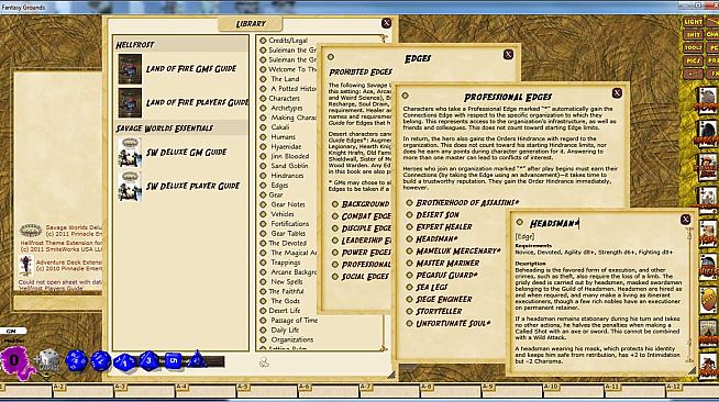 Fantasy Grounds - Hellfrost Land of Fire (Savage Worlds)
