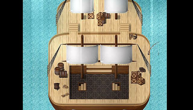RPG Maker MZ - KR High Seas Ship Tileset Kit