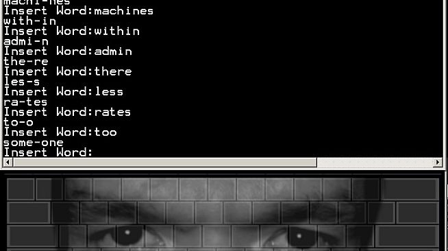 Touch Typing Home Row Speed Grinder - Eyes Only Skin