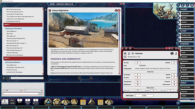 Fantasy Grounds - G.I. JOE Roleplaying Game The Emerald Oubliette Adventure