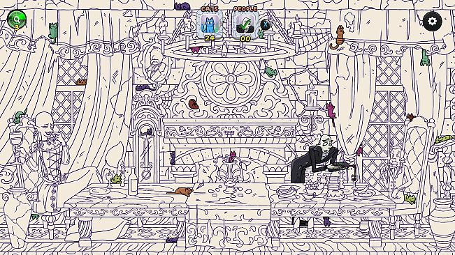 Hidden Cats in Spooky Village