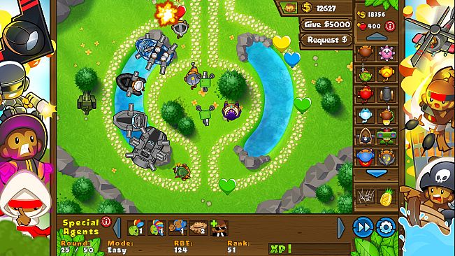 Bloons TD 5 - Navy Monkey Buccaneer Skin