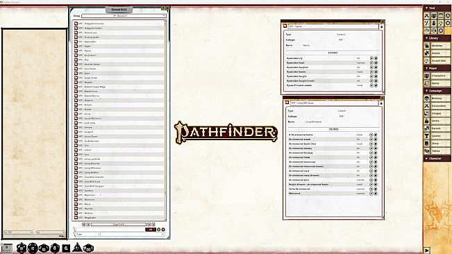 Fantasy Grounds - Pathfinder 2 RPG - Bestiary - Syrinscape Sound Link Pack