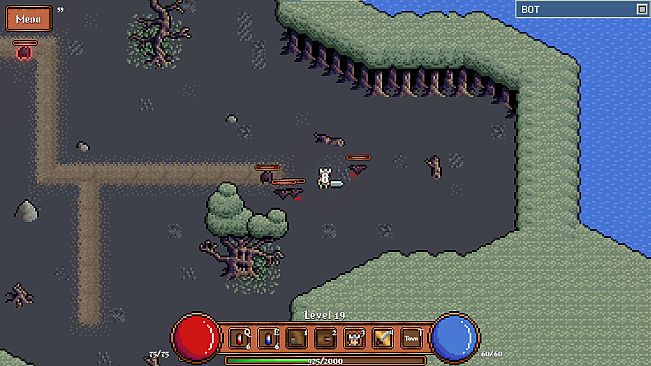 Game About Botting in an MMORPG