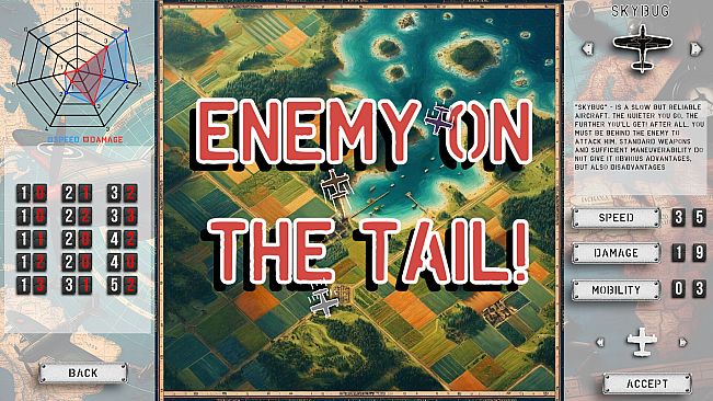 Enemy on the tail!