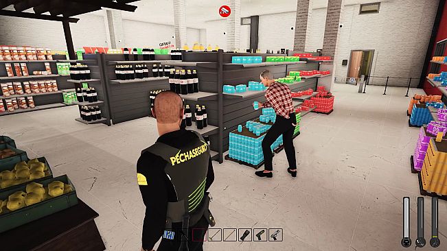 Supermarket Security Simulator