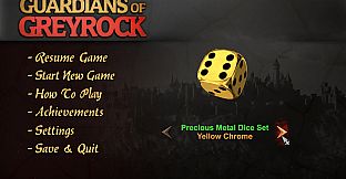 Guardians of Greyrock - Dice Pack: Precious Metal Set