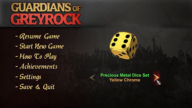 Guardians of Greyrock - Dice Pack: Precious Metal Set