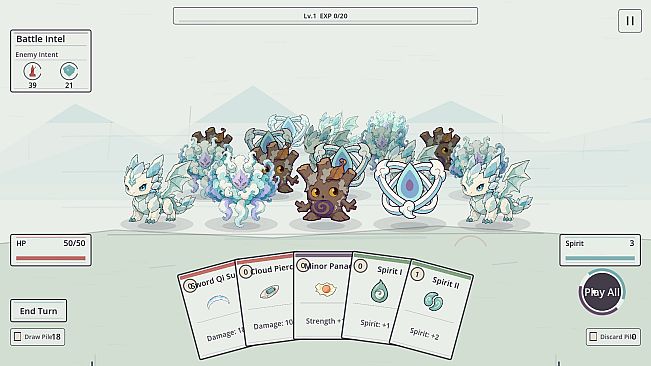 Lingyun Cards: Between the Clear and the Turbid