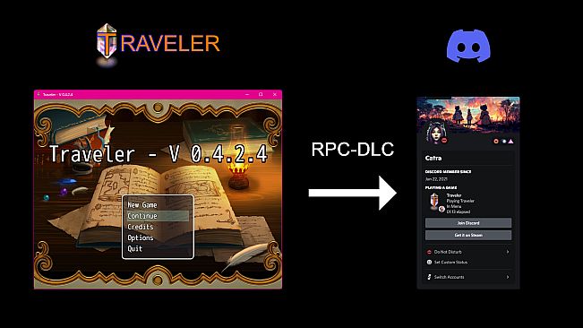 Discord RPC for Traveler