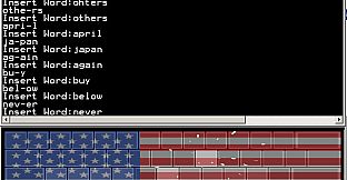 Touch Typing Home Row Speed Grinder - USA American Skin