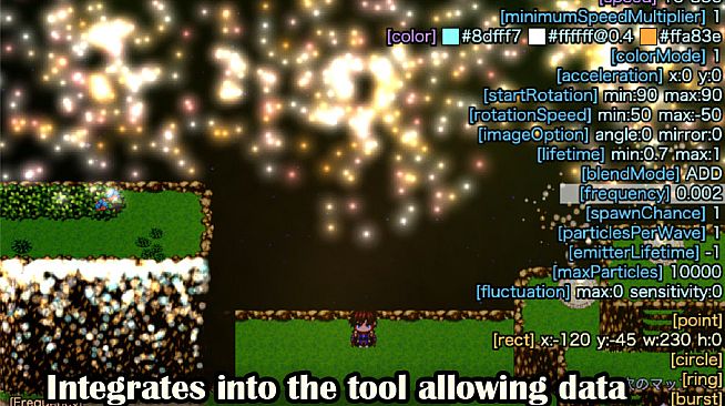 RPG Maker MZ - Particle System Plugin - TRP Particle MZ