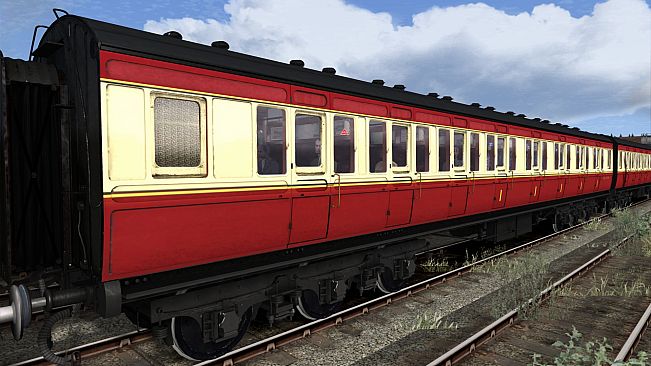 TS Marketplace: Caledonian Railway 65ft Grampian BR Crimson & Cream Coach Pack Add-On