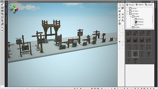 RPG Developer Bakin Modular Medieval Signs