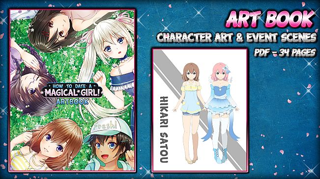 How To Date A Magical Girl! Art Book