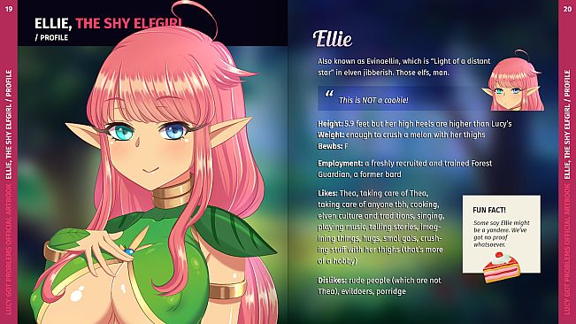 Lucy Got Problems - Artbook and Wallpapers (Silver Edition)