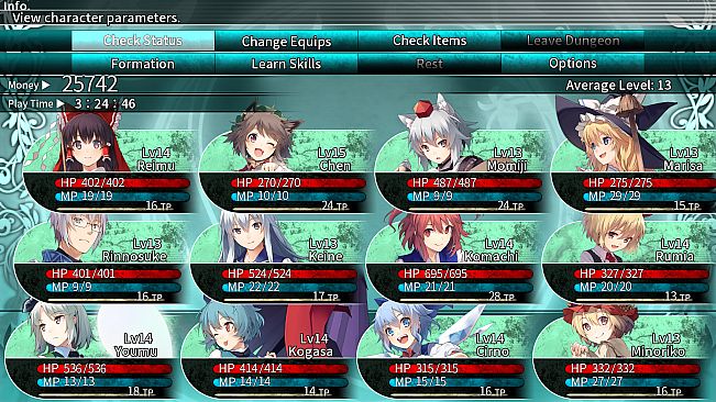 LABYRINTH OF TOUHOU - GENSOKYO AND THE HEAVEN-PIERCING TREE