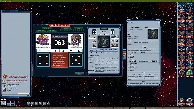 Fantasy Grounds - Starfinder RPG - Deck of Many Worlds