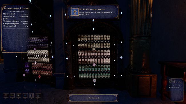 SCROLLS: Tidy up the Library of Olympus!