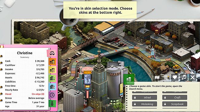 Timeflow Scrapbook Balance Skin