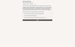 The Play's the Thing