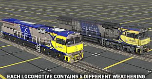 Trainz 2022 DLC - C44aci Locomotive - Xstrata/Glencore Pack