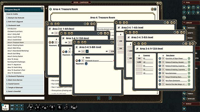 Fantasy Grounds - Dungeons Deep: Tales of the Valiant Edition