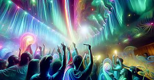 AI-VJ - Aurora 4k Visuals