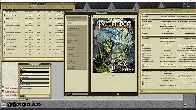 Fantasy Grounds - Pathfinder RPG - Pathfinder Companion: Faiths and Philosophies