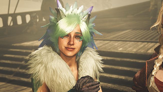 Monster Hunter Wilds - Alma Outfit: Featherskirt Seikret Dress