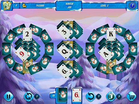 Solitaire Jack Frost Winter Adventures