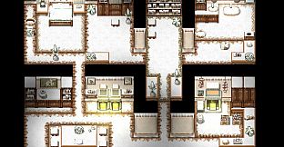RPG Maker MZ - KR Snow Town Tileset