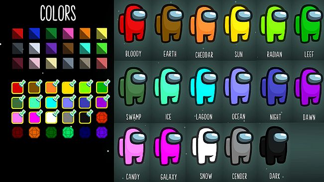 Among Us Ranked - Super Colors Bundle