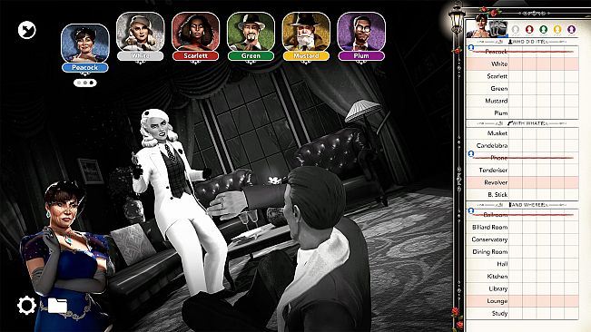 Clue/Cluedo: Noir Crime Scene