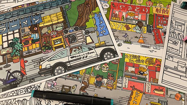 FIND ALL 7: Japan - Coloring Book