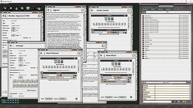 Fantasy Grounds - D&D Classics - MC14 Monstrous Compendium Fiend Folio Appendix (2E)