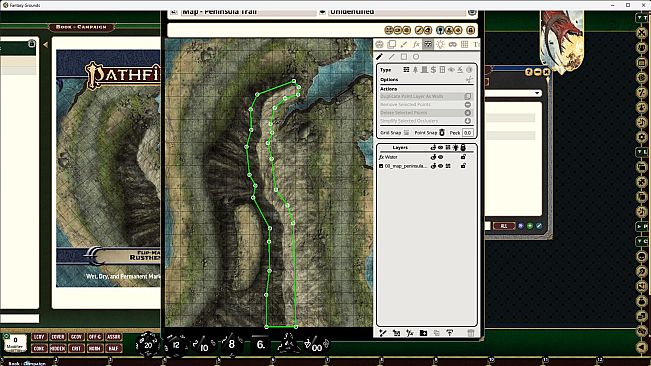 Fantasy Grounds - Pathfinder RPG - Pathfinder Flip-Mat: Rusthenge