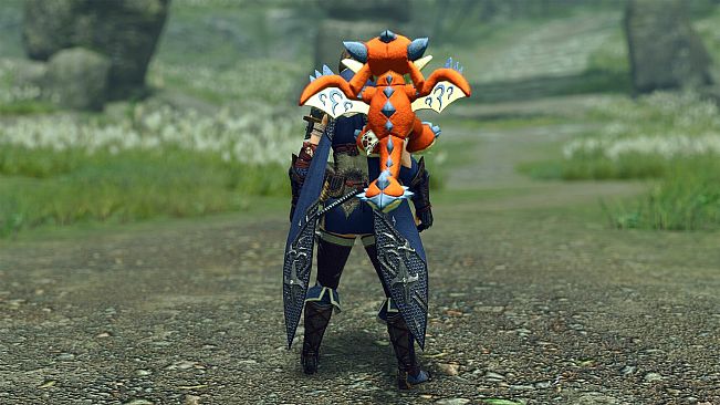 Monster Hunter Rise - "Stuffed Rathalos" Hunter layered weapon (Great Sword)