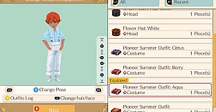 Frontier Summer Clothes Set - WorldNeverland - Daily Life in the Elnea Kingdom - Another Life Adventure